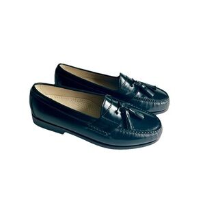 Men’s Cole Haan Black Leather Pinch Tassel Classic Loafers size 7